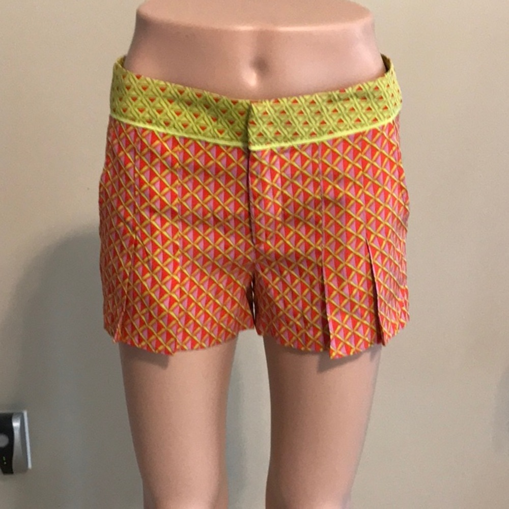 NWT Hale Bob 100% Silk orange yellow Short size S